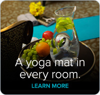 A yoga mat in every room